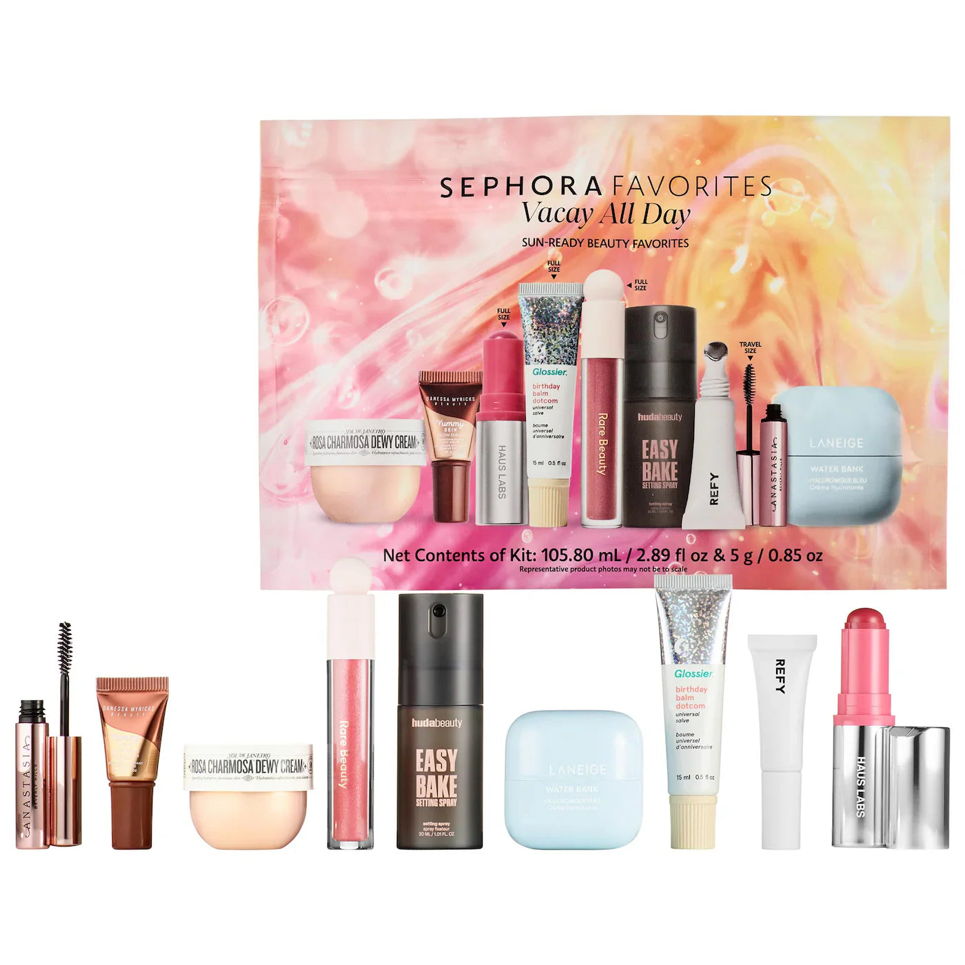 SEPHORA FAVORITES - Vacay All Day Makeup and Skincare Value Set